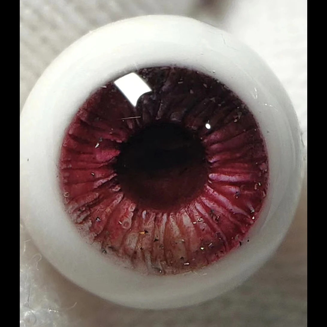 Harz Augen Puppe Augapfel Blau Bunte Augen Puppe Zubehör Für 1/6 1/8 1/3 BJD Puppe DIY Handgemachte Augapfel 12mm/14mm/16mm/18mm – Detail 1