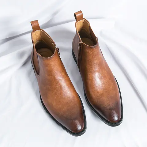 8 best sales पुरुषों के असली चमड़े के जूते - №4