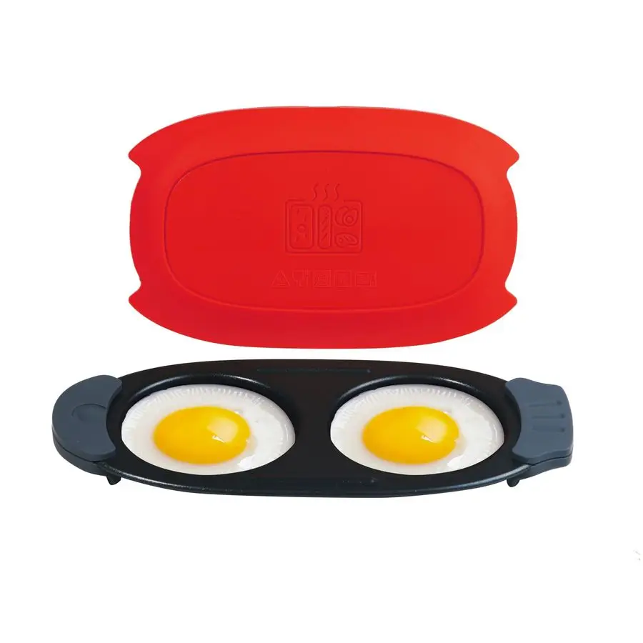 

Microwave Egg CookerPoacherfryer,Multiuse microwave egg maker for Breakfast Sandwiches,DishwasherSafe,Save Time,Portable for Hom
