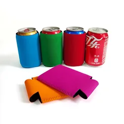 Custoized Can  Cooler Sleeve for 330ml Insulated Neoprene Thermal Coozie Bulk Wedding Coca Cola Soda Can Logo Printing Fast Ship