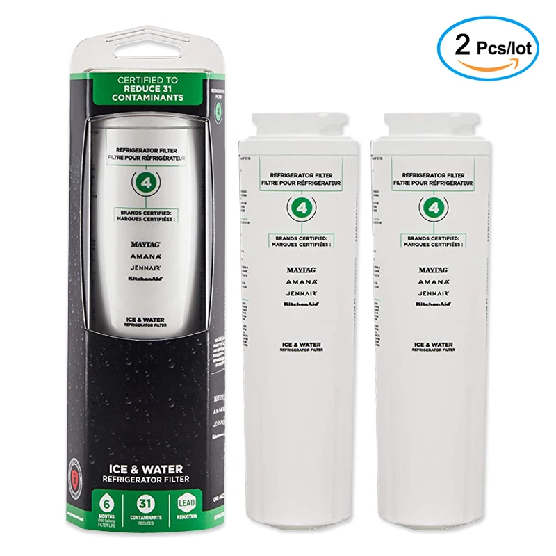 Refrigerator water filter 4, EDR4RXD1, for Maytag (UKF8001), KitchenAid refrigerator, 2 pieces