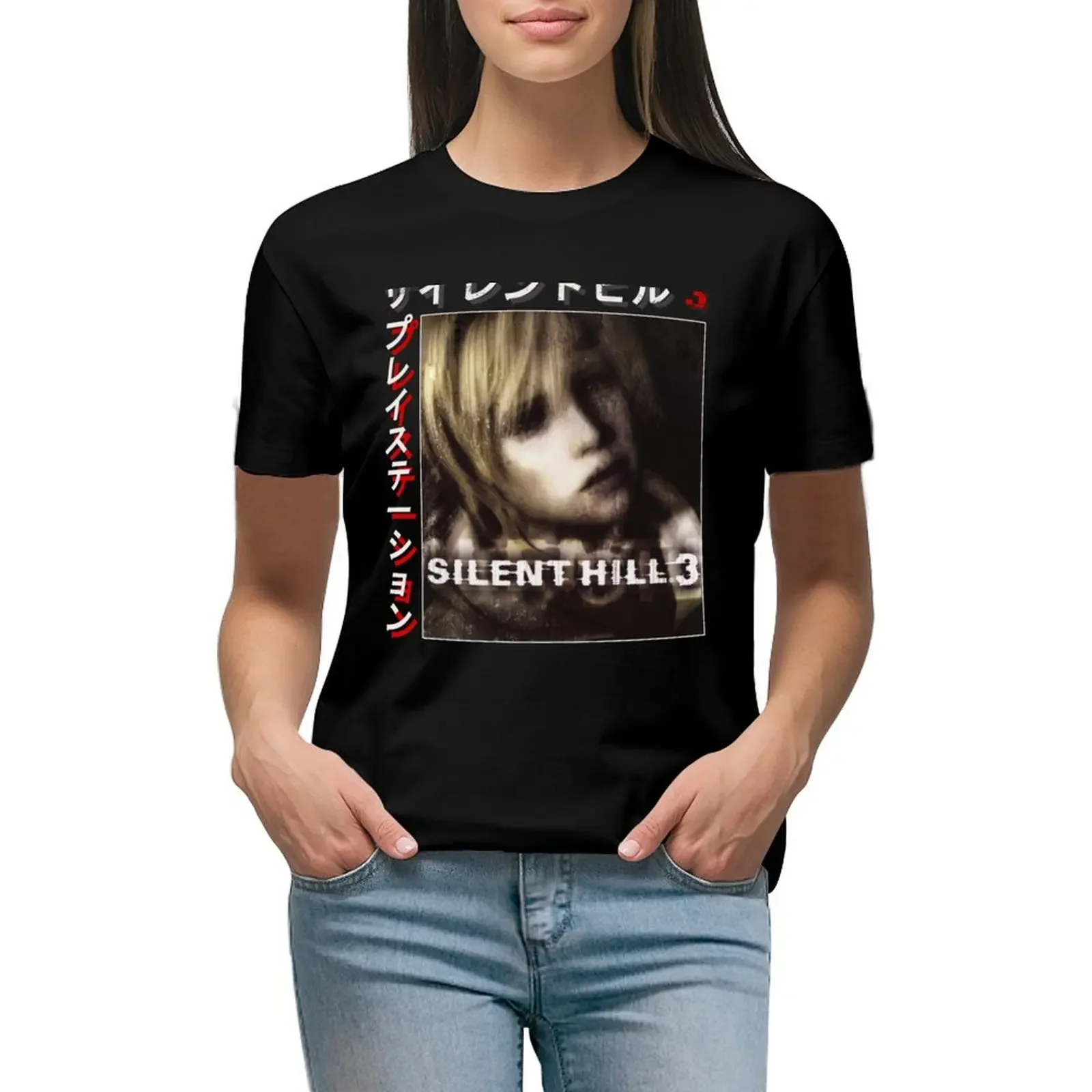 

Silent Hill 3 T-Shirt hippie clothes Short sleeve tee t-shirt dress for Women plus size sexy