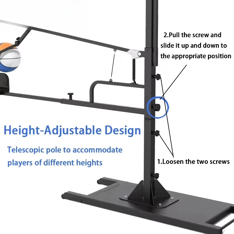 New Product Indoor and Outdoor Universal Basketball Shooting Training Machine for  Basketball Trainers