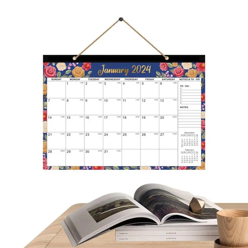 Desk Calendar 2024-2025 18 Months Planning Desk Calendars Large Ruled Blocks Jan 2024-Jun 2025 Monthly Pages Desktop Calendar