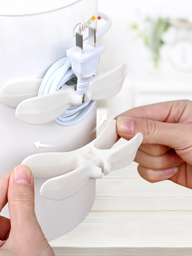 Organisateur d'enrouleur de cordon pour appareil de cuisine, 3 à 6 pièces, support de Clip de gestion de câble pour friteuse à Air, fixateur de Machine à café