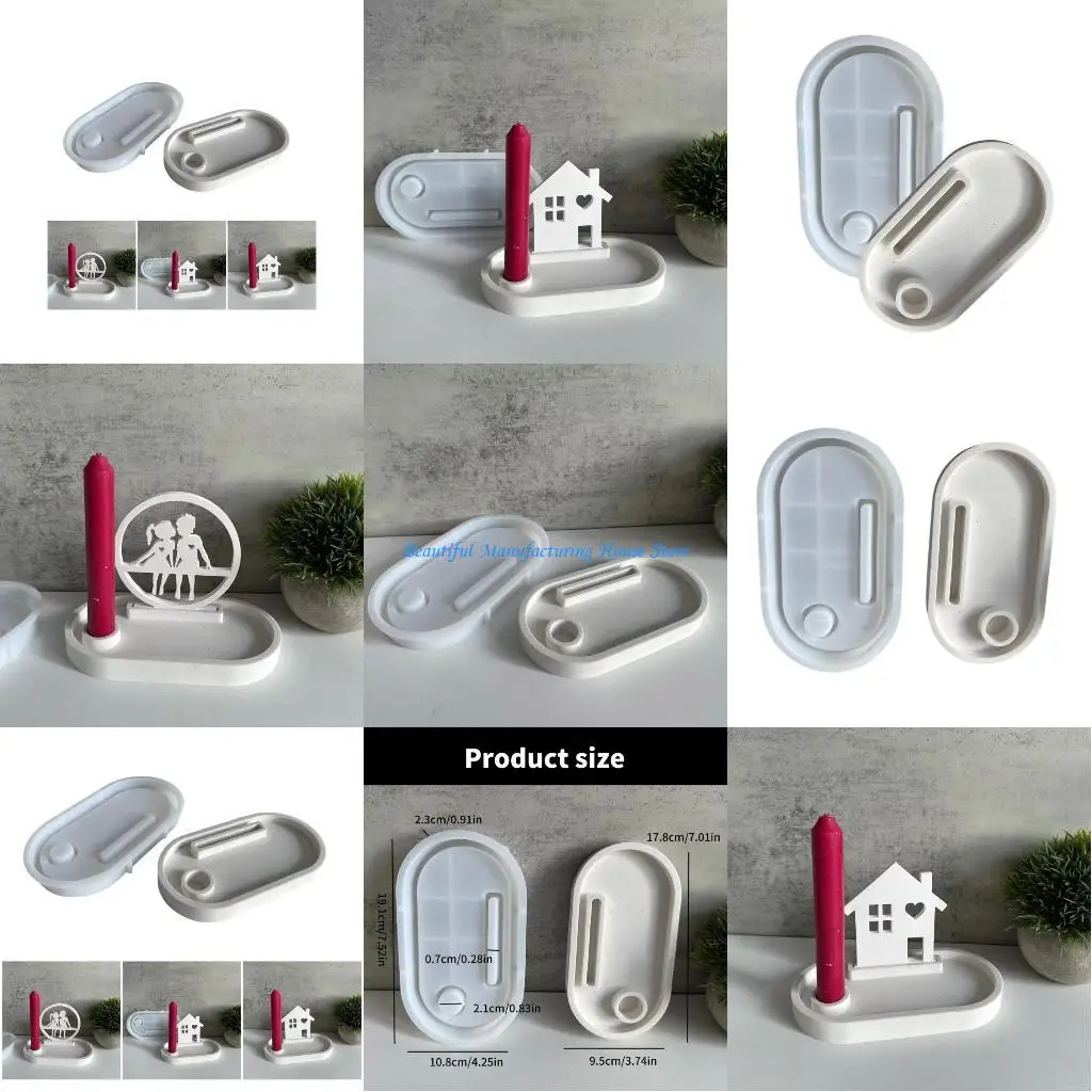 

E56A Multifuntional Silicone Handmade Molds Silicone Craft Molds Tealight Holder Mold