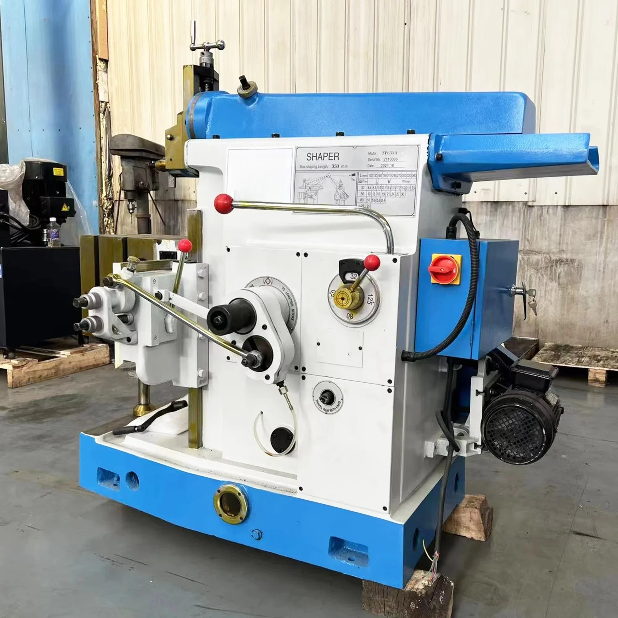 SP635A Hydraulic Shaping Machine 650mm Stroke Heavy Duty Metal Shaper for Industrial Use