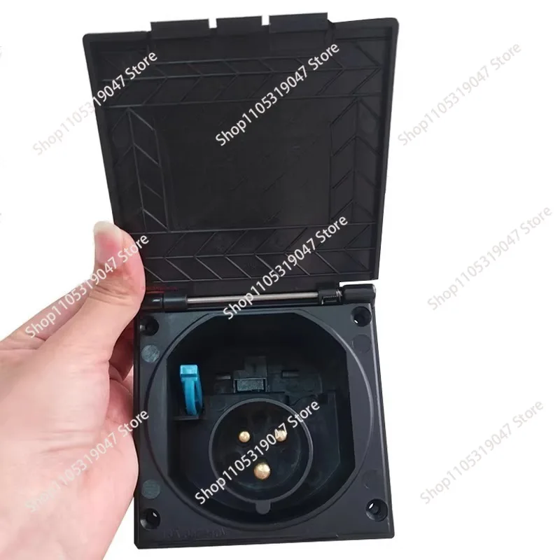 For RV Charging Power Socket, Trailer Modification Accessories 220V Mains Power 16A Input Waterproof Charging Case