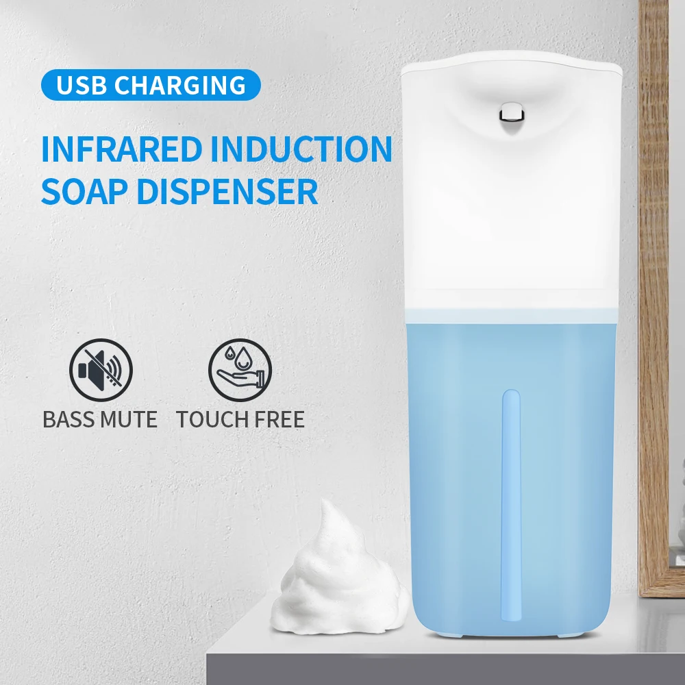 Automatic Soap Dispenser USB Rechargeable Hand Washing Dispenser Foam Liquid Induction Soap Dispenser Touchless Hand Washer