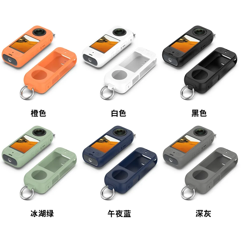 Camera Waterproof Protective cover For Insta360 X5 Portable Silicone Protective Case For Insta360X4 Storage Case X3 view 5