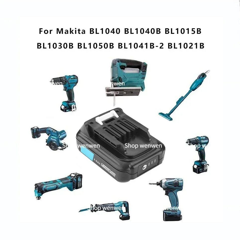 Makita 12 V 3,0 Ah/5,0 Ah/6,0 Ah Lithium-Ionen-Akku 197390 -1 BL1015 1973901   BL1021B BL1041B BL1015B BL1020B BL1040B Li-Ionen-Akku