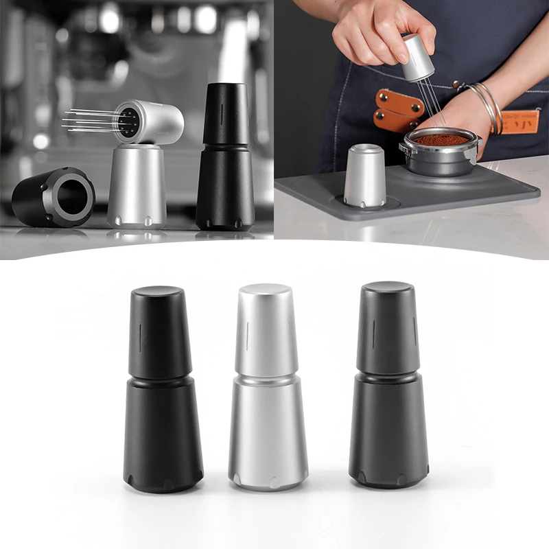 

New Stainless Steel Kitchen Espresso Coffee Tamper Needles Powder Stirrer Distributor Leveler WDT Tool Cafe Stirring Accessories