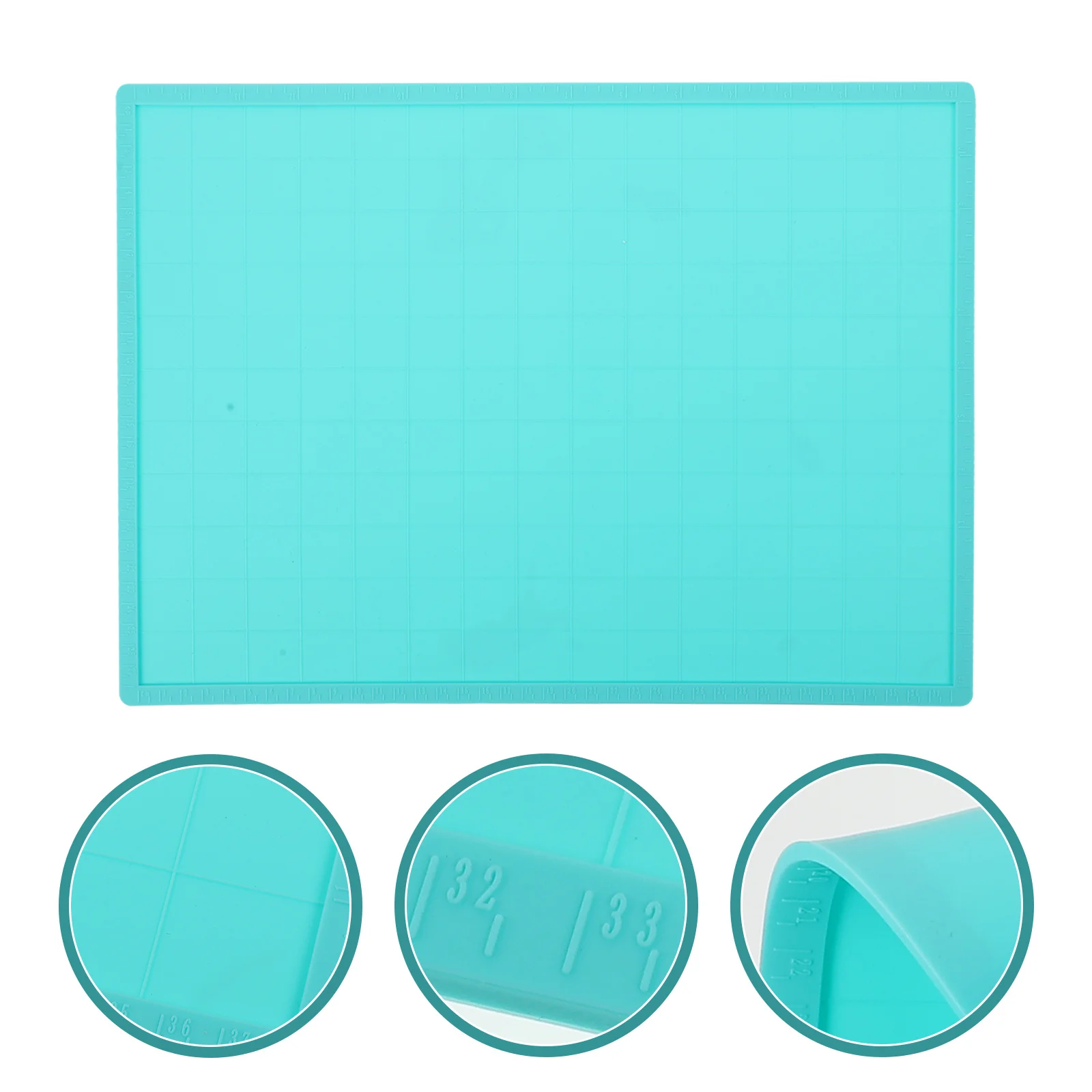 

1Pcs Scale Silicone Mat Nonstick Epoxy Craft Pad DIY Resin Casting Heat Insulated Mat Epoxy Craft Silicone Sheet