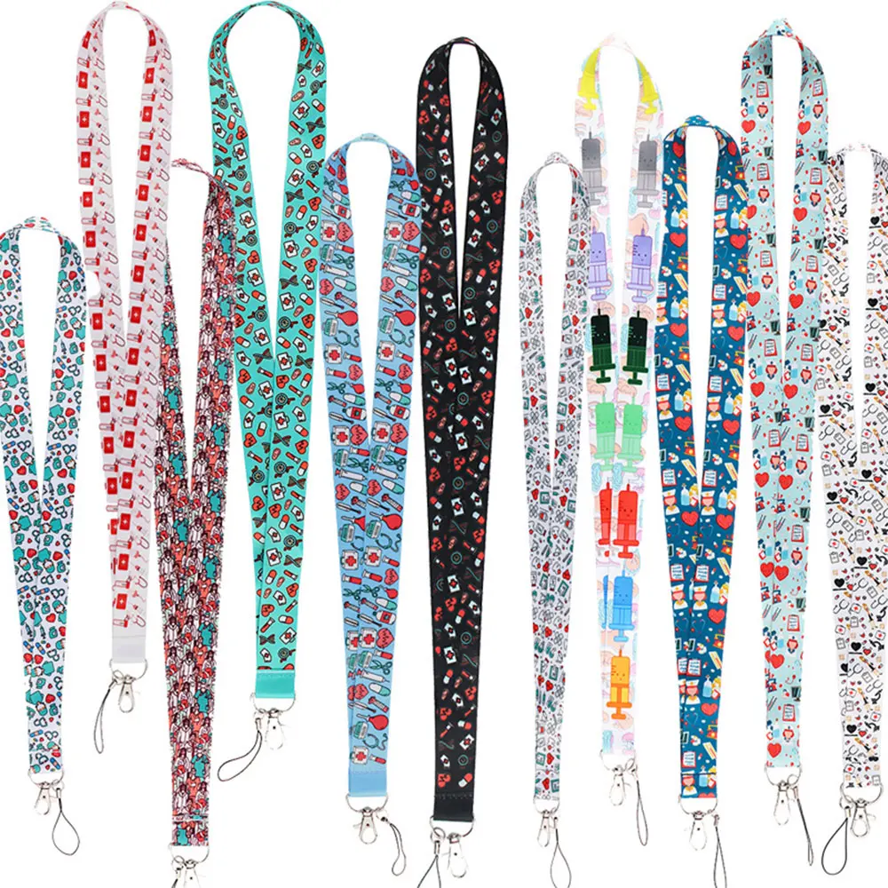 Medical Doctor Nurse Neck Strap Lanyards For Keys Keychain Badge Holder ID Credit Card Pass Hang Rope Lariat Accessories