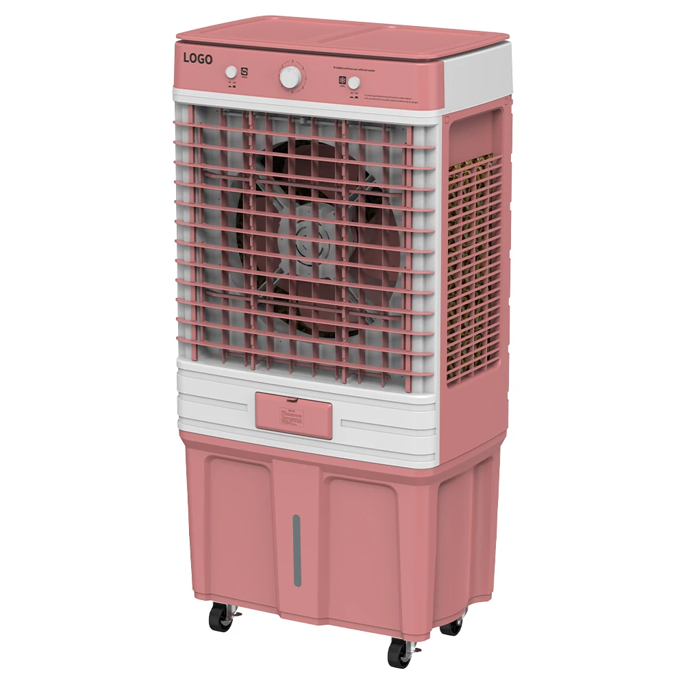 

60L Industrial Evaporative Air Cooler, Portable Water Cooling Fan, Mechanical Control, Commercial Outdoor Use, High Efficiency