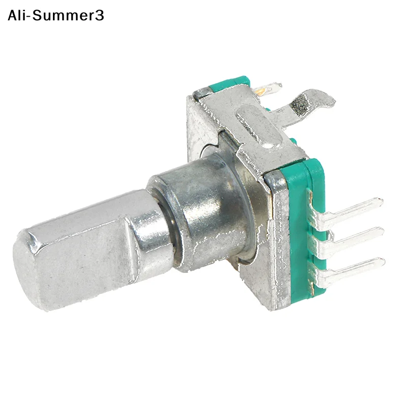 【A3】1Pc 2026 New EC11 Thin Rotary Encoder with Switch 30 Positioning 15 Pulse 15mm Half-axis