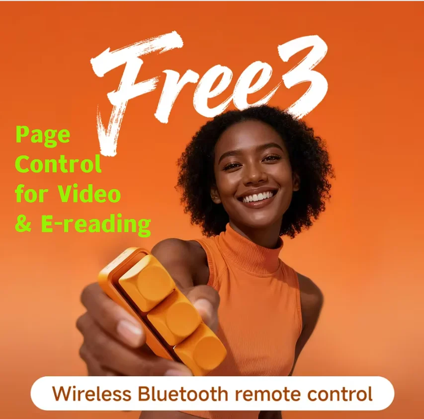 Multi-functional Keyboard Page Turner Short Video Slide PPT PDF Page Flipping Music Switch Take Photos Bluetooth Remote Control