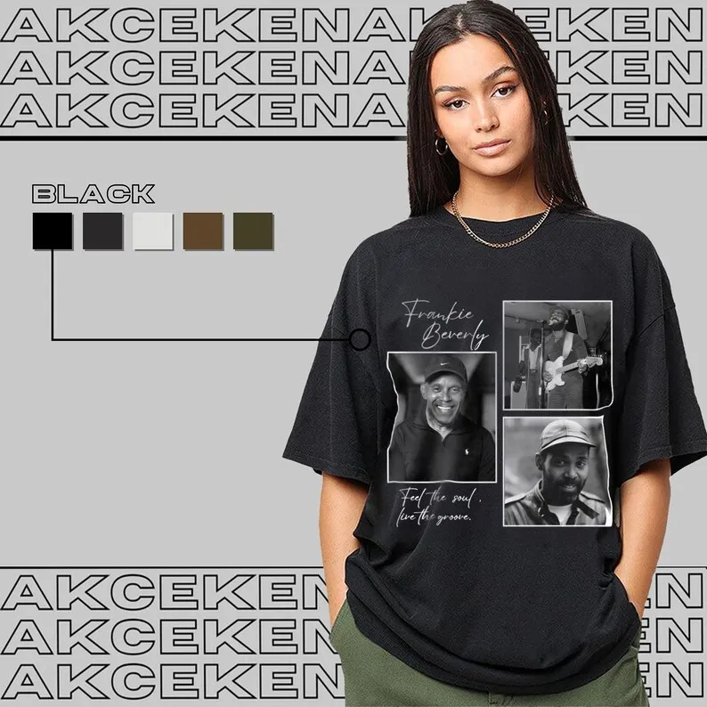 Vintage Frankie Beverly T-Shirt, St. Patricks Day Gift for Women and Men