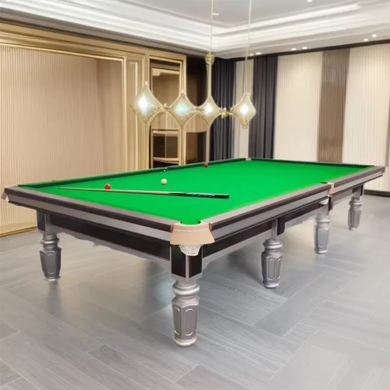 2026 Premium Hardwood Snooker Table, Tournament Standard with Slate Bed for Snooker Club & Game Hall