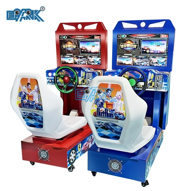 22 Inch Lcd Coin Operated Video Arcade Outrun Electronics Kids Racing Car Children Games Machine