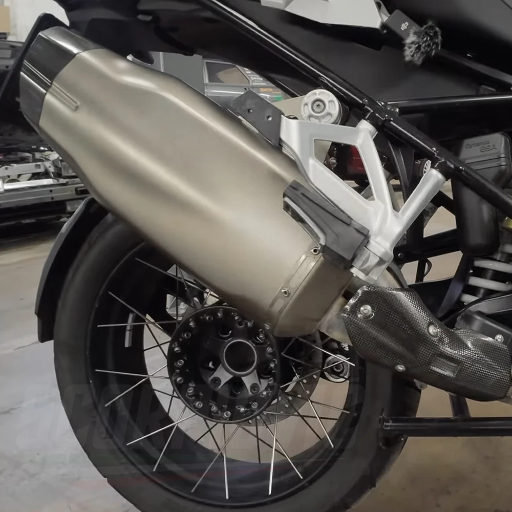 Slip On For R1250GS ADV R1250 GS Adventure 2019-2023 Motorcycle Exhaust Escape Carbon Fiber Muffler Front Mid Link Pipe