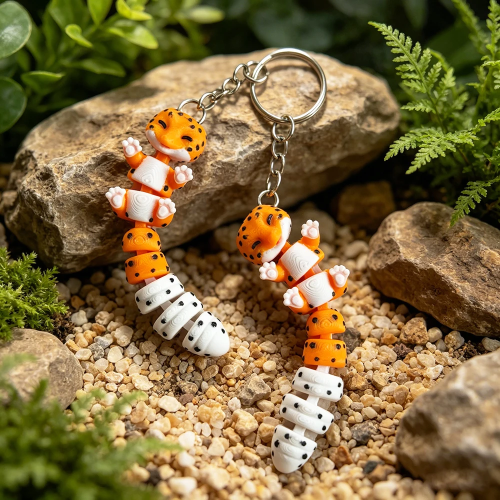 Porte-clés mignon imprimé en 3D, en plastique PLA durable, adapté aux sacs à dos, aux voitures, etc., idéal pour divers festivals