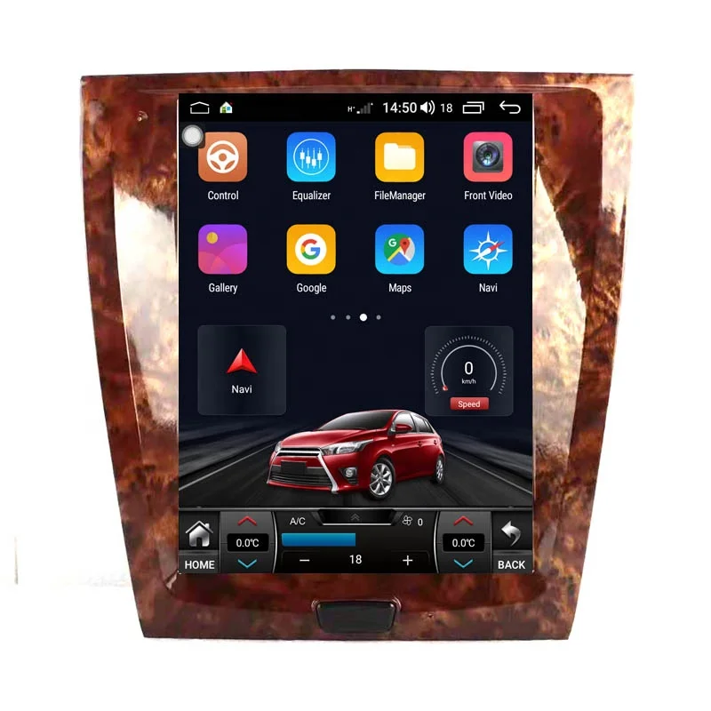 12.1" Android 10.0 Vertical Screen 8 Core 4+64G Car Multimedia Player Auto GPS Navigation for Jaguar XK XKR-S