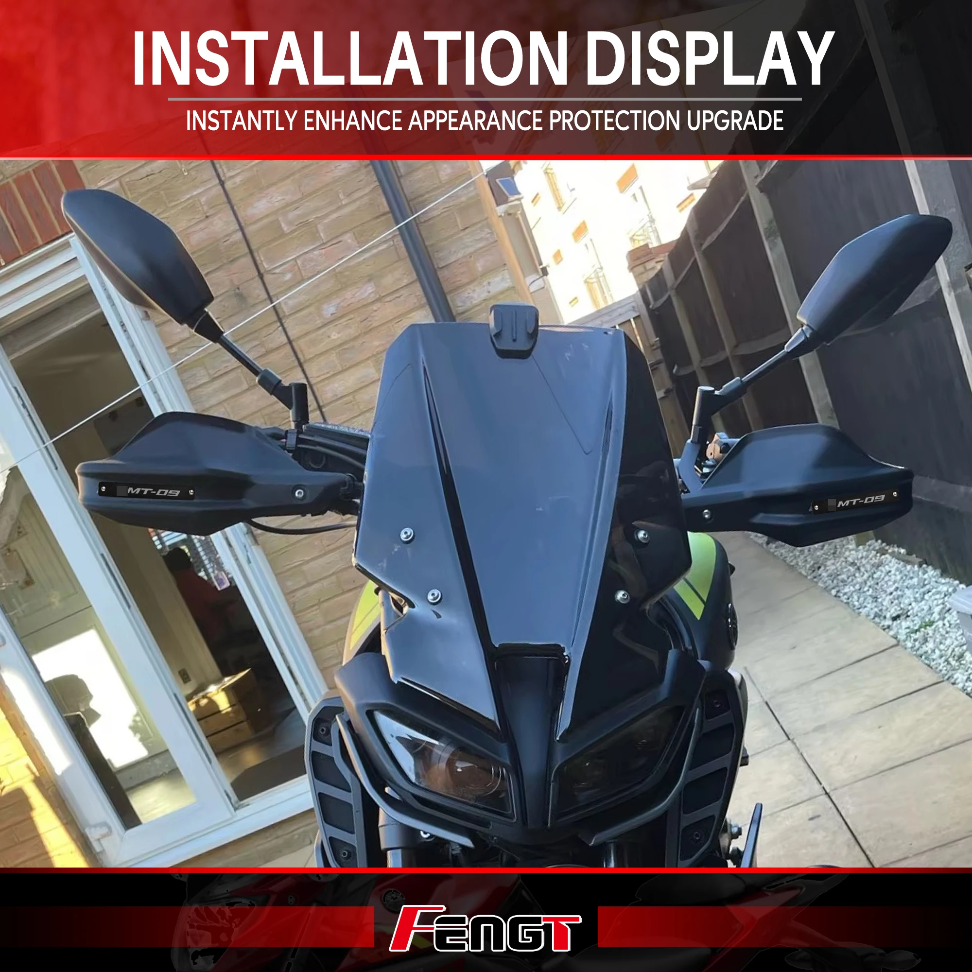 MT-09 Handguard For YAMAHA MT09/SP FZ09 2014-2025 Motorcycle Handlebar Wind Deflector Shield Hand Guard Lever Protector MT-09SP