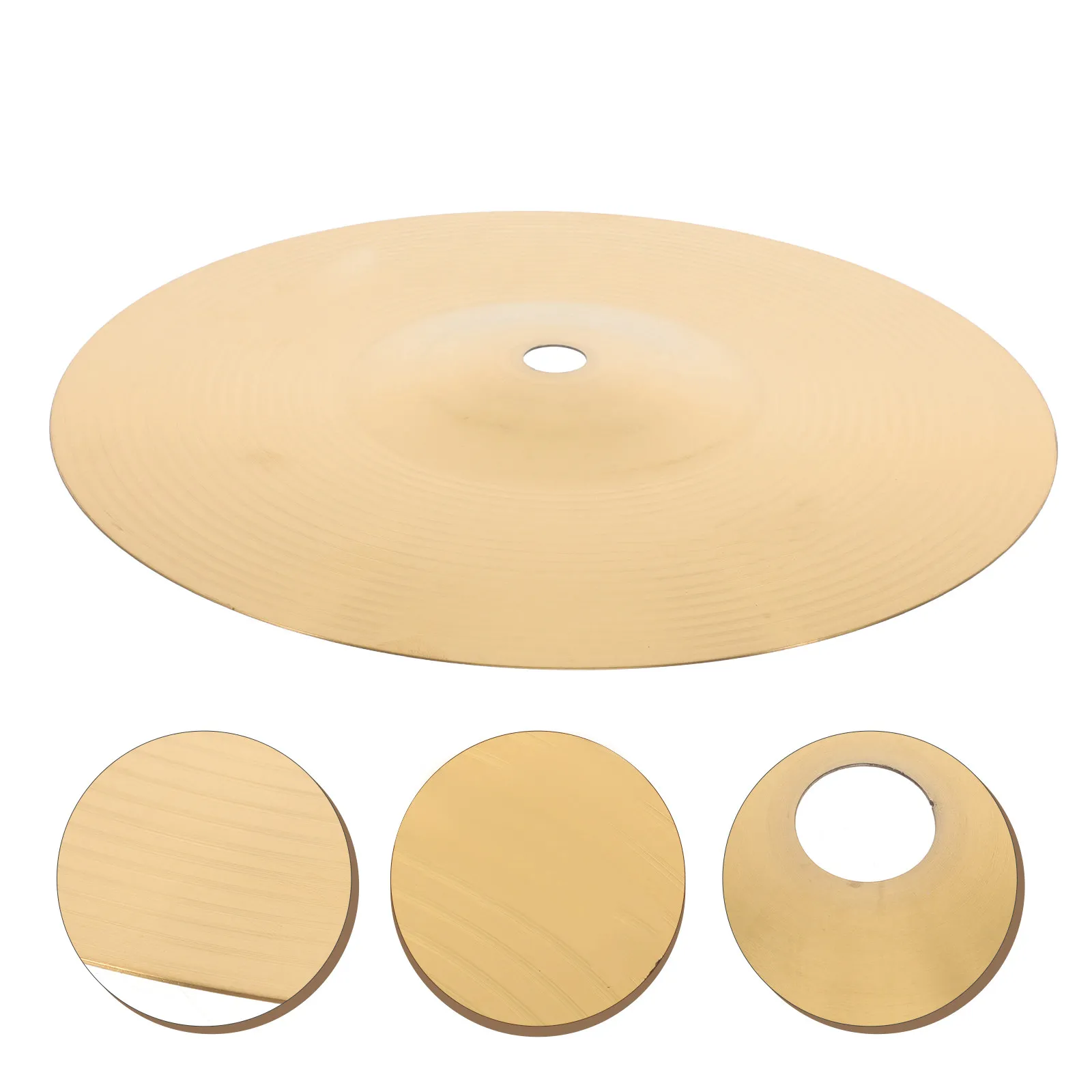 Cymbals for Drums Crash Cymbal Jazz Drum Cymbal Practice Drum Set Cymbals Light Weight Easy to Use Delicate Design Premium