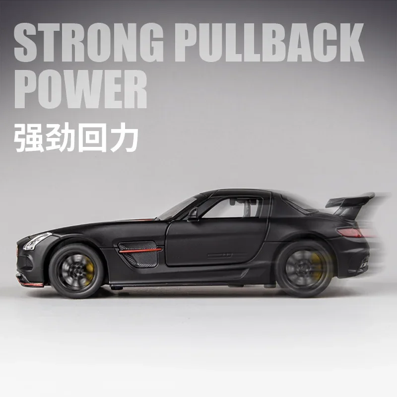 1:32 بنز SLS سبيكة دييكاست نموذج رياضي مجموعة السيارات التراجع سيارة لعبة الحبار ألعاب أطفال سيارة أطفال هدايا نموذج مصغر جميع #4