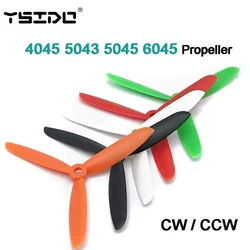 1Pair 4045 5043 5045 6045 3-Blades CW/CCW Plastic Propeller for GEMFAN 2205 2207 2810 2306 Motor Freestyle FPV Drone Quadcopter