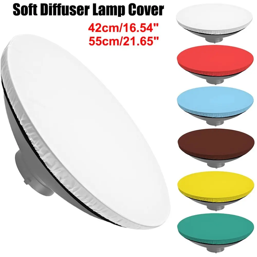 Picture 6: New White Soft Light Diffuser Sock 42/52cm Standard Cloth Filter Nylon Diffuser Shade Dish