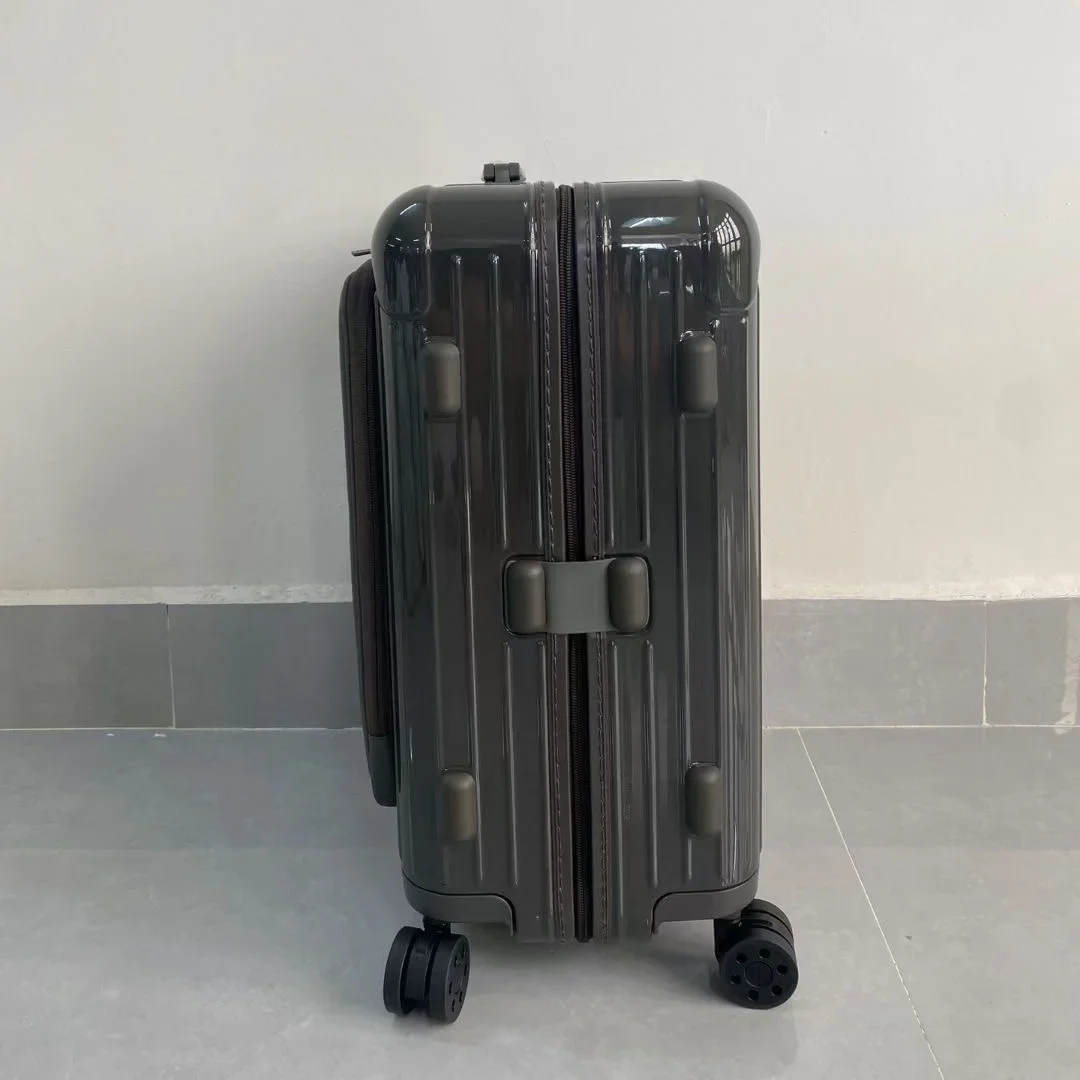 Luxury Travel Suitcase Men 21-inch Square Compact Large Capacity Luggage Premium Business Minimalist Wear-Resistant Carry-On