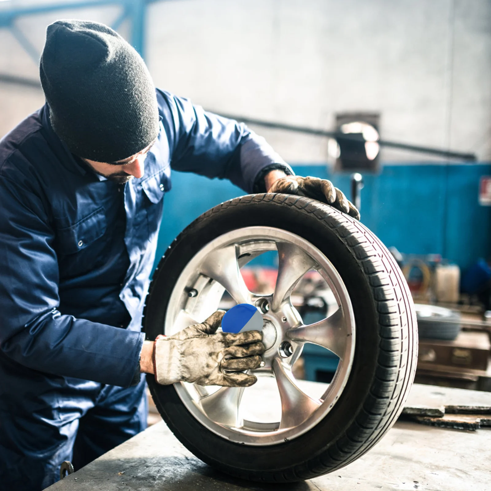 

80Pcs Tire Patch Solid Rubber 58mm Durable Heavy Duty Emergency Repair Kit for Vehicle Bike Motorcycle Tubeless Tire Puncture