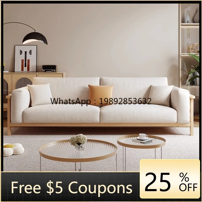 LYY Fabric Sofa Small Apartment Simple Living Room Rental Nordic Style Three-Seater Home Small Sofa
