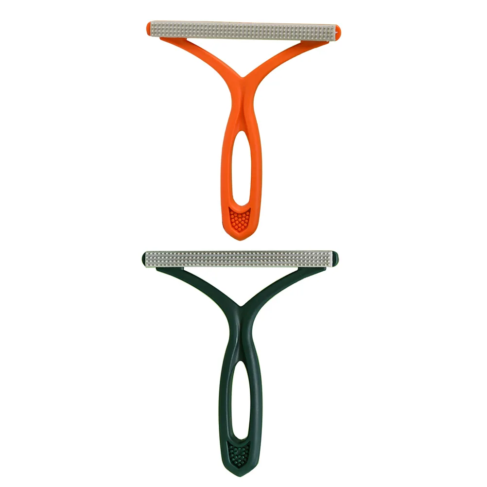 

2pcs Lint Removing Brush Pet Remover Cat Hair Removal Tool Long Handled Wool Adsorber Reusable Clothes Lint Cleaner For Blanket