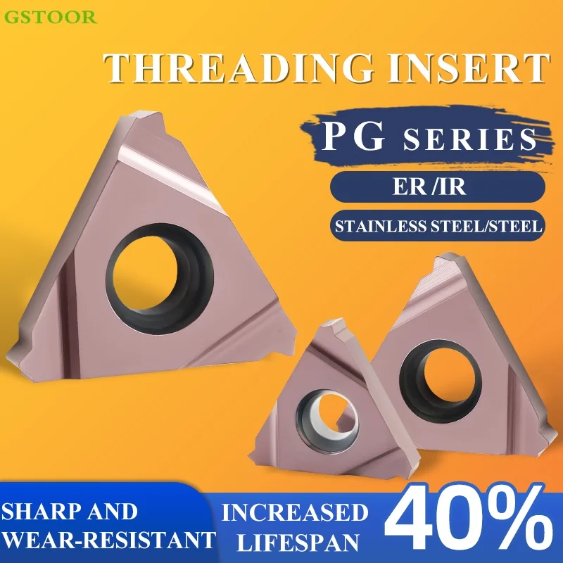 

08IR/11IR/16ER/16IR Threaded Turning Tool 16PG 18PG 20PG Threading Carbide Inserts CNC Lathe Cutter For Stainless Steel