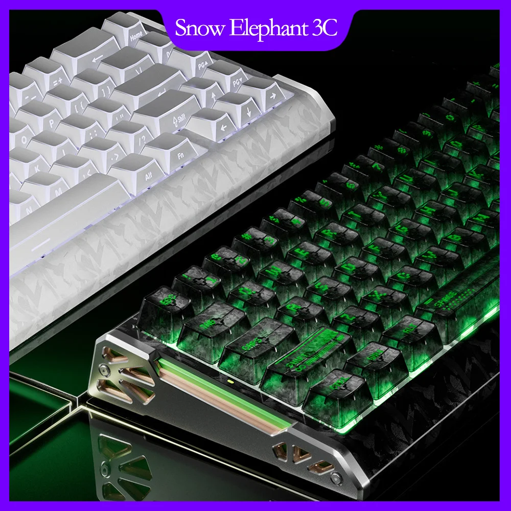 Xinmeng ZERO 68 Gaming Keyboard Magnetic Switch 8KHZ Carbon Fiber Texture Aluminum Alloy Side Wings For Valorant Delta E Sports