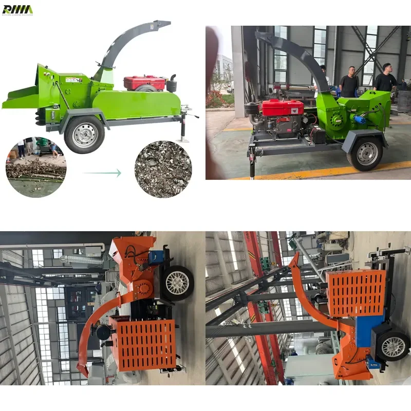 15HP Wood Chipper Shredder Machine ATV Firewood Processor for Chipping Wood