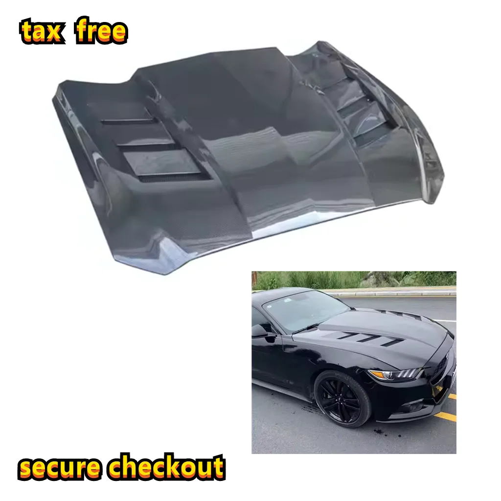 

Customized AC Style Mustang 2015 Hood for Mustang GT350 GT500 Upgraded Mustang GT Carbon Fiber Hood