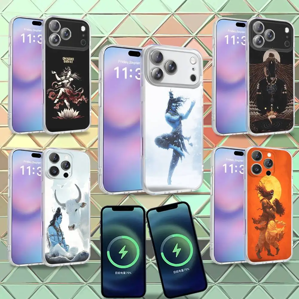 

Lord Shiva Hindu God Buddha Phone Case For iPhone 16,14,11,17,13,15,12,Air,Plus,Pro,Max,E,Mini Frosted for MagSafe Magnetic