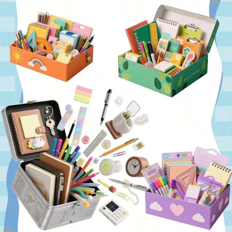 

Refresh the desktop style with stationery blind boxes and add a sense of ceremony to your daily life.