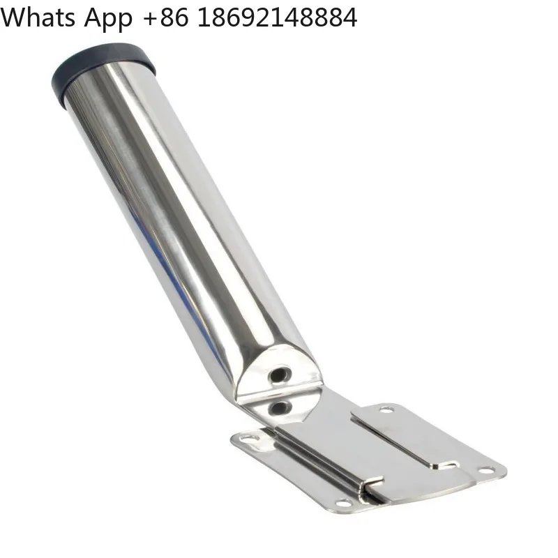 

Stainless steel fixed fishing rod holder, plug-in fishing rod bracket, fishing rod holder, yacht and marine hardware accessories