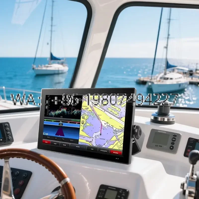 IP67 Marine 12.1 15.6 18.5 Inch Capacitive Touch Screen 1500 Nits Sunlight Readable Anti Glare for Garmin GPS Boat