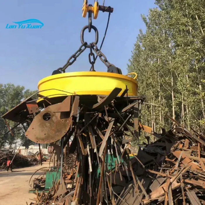 Heavy  Circular 220V Electromagnet 500Kg lifting Magnet Use For Crane