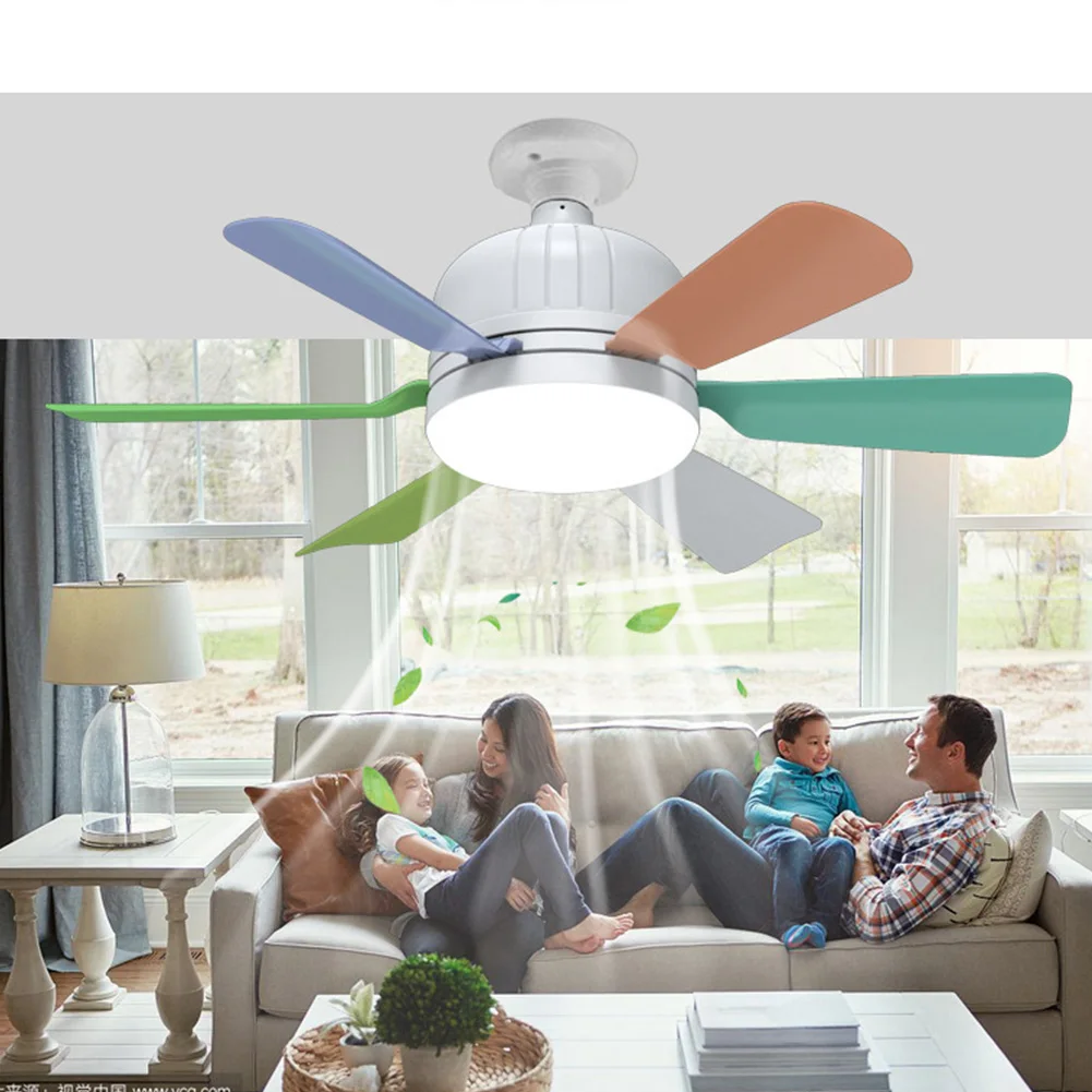 40W LED Light Ceiling Fan with Remote Control Modern Ceiling Fanlight 3 Colors Adjustable Chandelier Fan Lamp for Home Bedroom