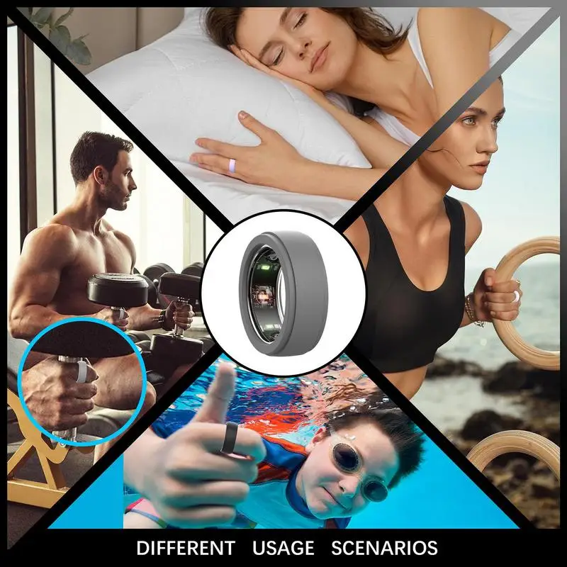 Silicone Ring Cover Anti Scratch Silicone Ring Protector Soft Elastic Shockproof Shell Accessories For Weightlifting Sport Men