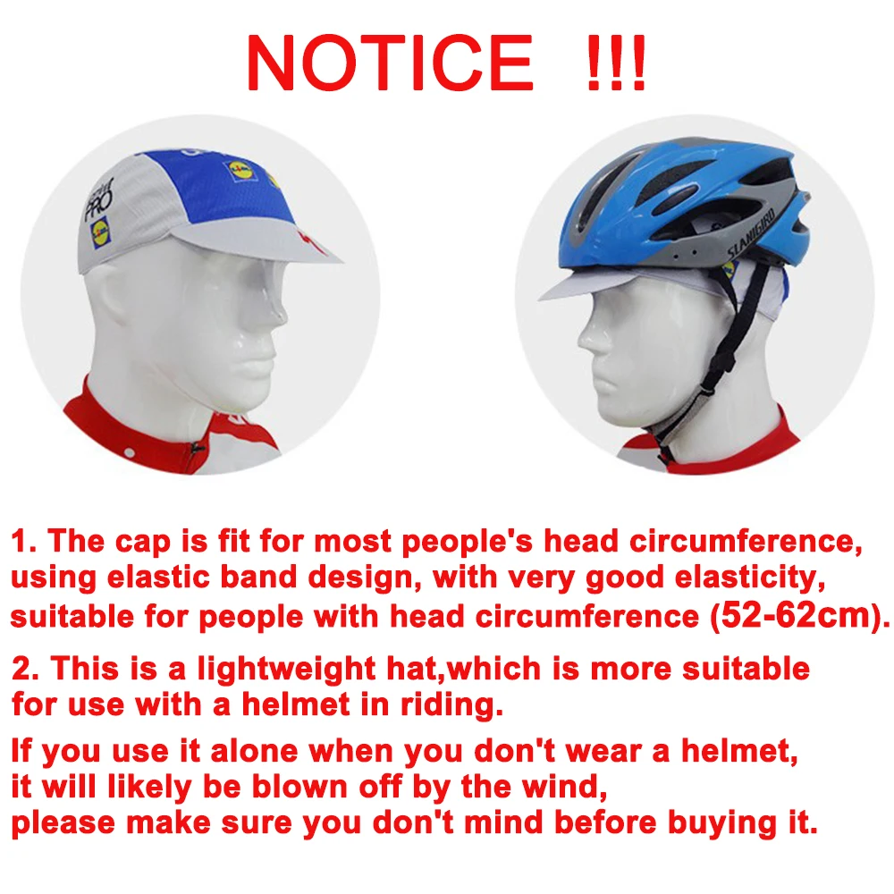 DIIKE Profession Cycling Caps Gorra Cilismo Polyester Quick-Dry Breathable Moisture Wicking Bicycle Hat High Quality Riding Hat