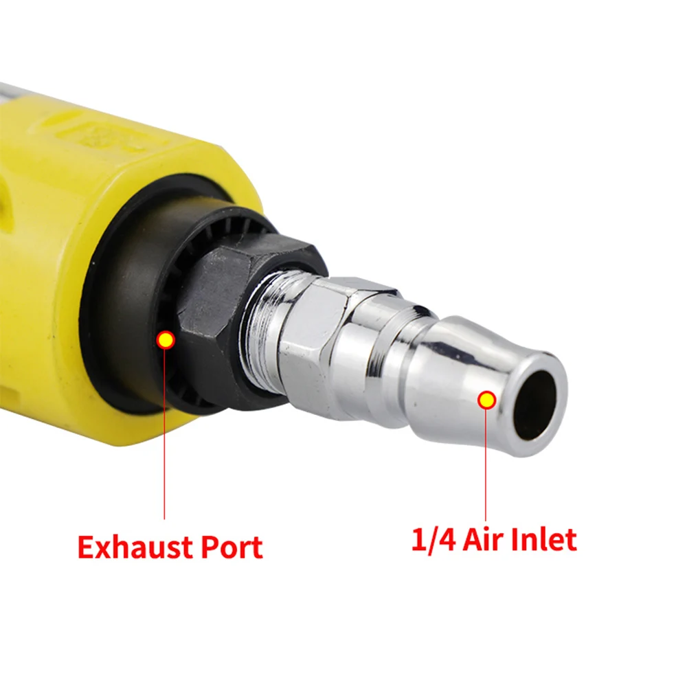 HIFESON 90. ° Pneumatische Bohrmaschine 3/8 Luftbohrmaschine Hochgeschwindigkeits-Minibohrmaschine Eckbohrer Maschine – Detail 6