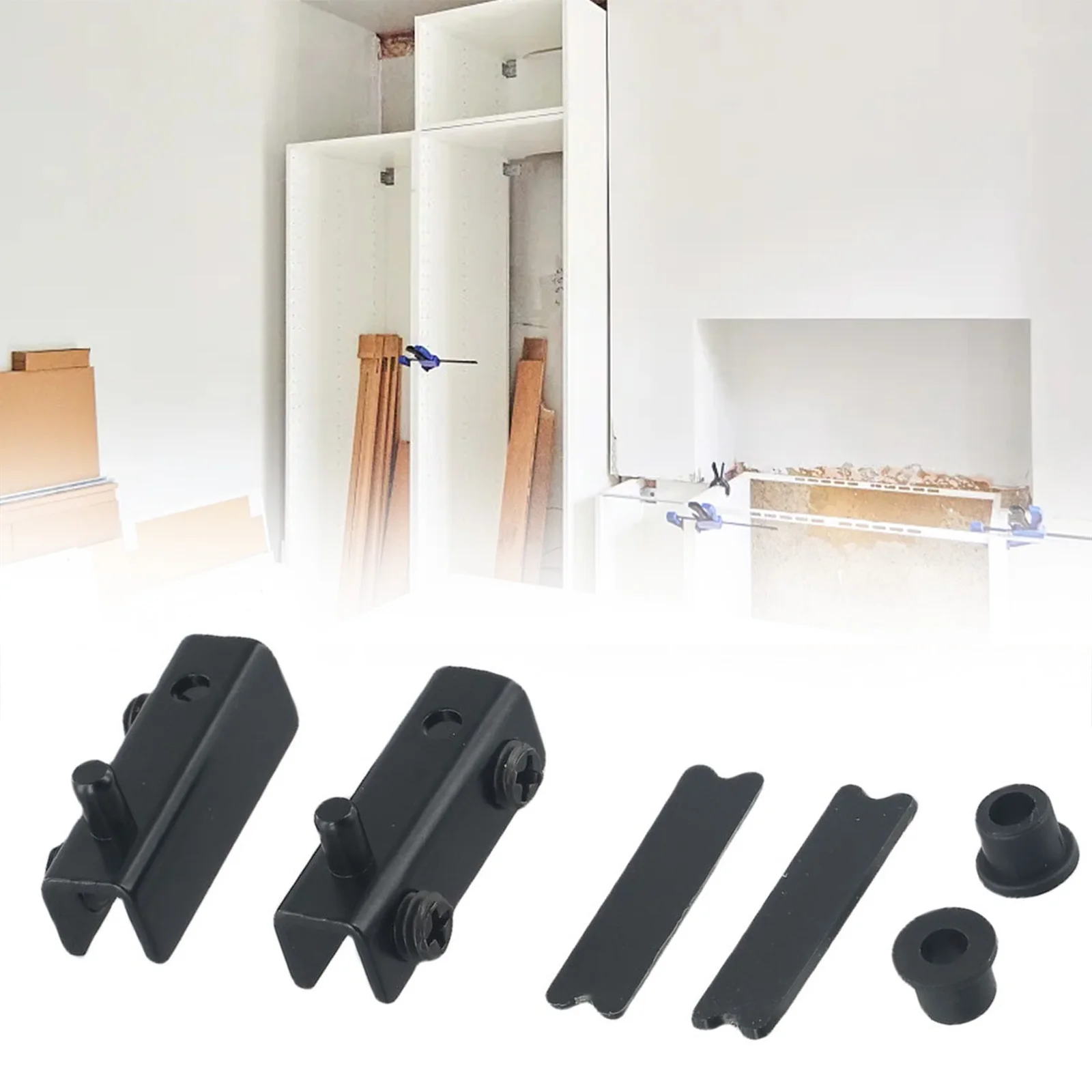 Robust Stainless Steel Glass Door Hinges Simple Installation without Drilling for Various Applications Pack of 2